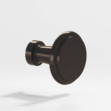 Colonial Bronze - 1.0625'' diameter Round Cabinet Knob hand finished in Dark Statuary Bronze - Dark Statuary Bronze