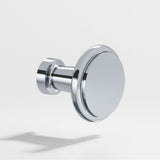 Colonial Bronze - 1.0625'' diameter Round Cabinet Knob hand finished in Polished Chrome - Polished Chrome