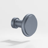 Colonial Bronze - 1.0625'' diameter Round Cabinet Knob hand finished in Frost Chrome - Frost Chrome