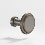 Colonial Bronze - 1.0625'' diameter Round Cabinet Knob hand finished in Pewter - Pewter