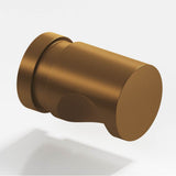 Colonial Bronze - 0.5'' diameter Round, grooved Cabinet Knob hand finished in Matte Light Statuary Bronze - Matte Light Statuary Bronze