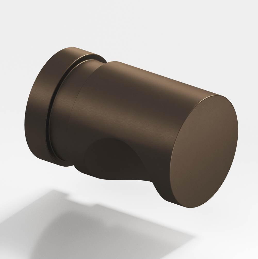 Colonial Bronze - 0.5'' diameter Round, grooved Cabinet Knob hand finished in Heritage Bronze - Heritage Bronze