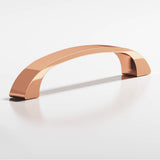 Colonial Bronze - 3'' center-to-center, 3.5'' overall, 0.4375'' diameter Bow Cabinet Pull hand finished in Polished Copper - Polished Copper