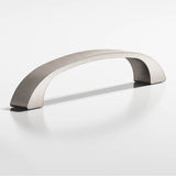 Colonial Bronze - 3.5'' center-to-center, 4'' overall, 0.4375'' diameter Bow Cabinet Pull hand finished in Pewter - Pewter