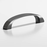 Colonial Bronze - 3'' center-to-center, 3.5'' overall, 0.4375'' diameter Bow Cabinet Pull hand finished in Graphite - Graphite