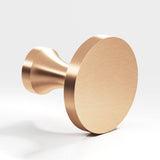 Colonial Bronze - 0.75'' diameter Round Cabinet Knob hand finished in Satin Bronze - Satin Bronze