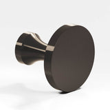 Colonial Bronze - 0.75'' diameter Round Cabinet Knob hand finished in Dark Statuary Bronze - Dark Statuary Bronze