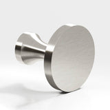 Colonial Bronze - 0.75'' diameter Round Cabinet Knob hand finished in Satin Nickel - Satin Nickel