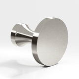 Colonial Bronze - 0.75'' diameter Round Cabinet Knob hand finished in Nickel Stainless - Nickel Stainless