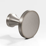Colonial Bronze - 0.75'' diameter Round Cabinet Knob hand finished in Pewter - Pewter
