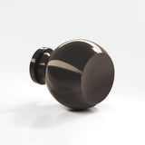 Colonial Bronze - 1'' diameter Round Cabinet Knob hand finished in Dark Statuary Bronze - Dark Statuary Bronze