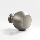 Colonial Bronze - 1'' diameter Round Cabinet Knob hand finished in Matte Pewter - Matte Pewter