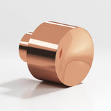 Colonial Bronze - 1.25'' diameter Round Cabinet Knob hand finished in Polished Copper - Polished Copper