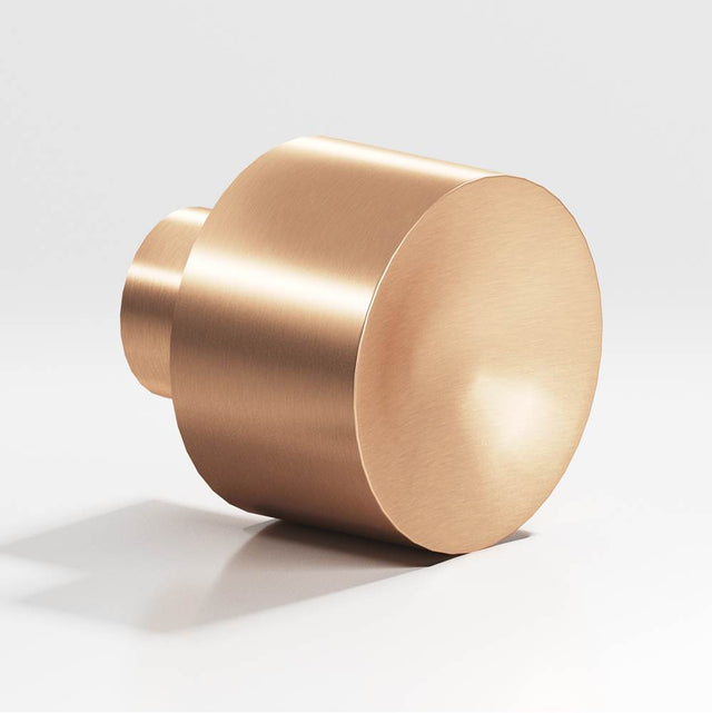 Colonial Bronze - 1.25'' diameter Round Cabinet Knob hand finished in Satin Bronze - Satin Bronze
