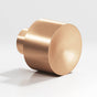 Colonial Bronze - 1.25'' diameter Round Cabinet Knob hand finished in Satin Bronze - Satin Bronze