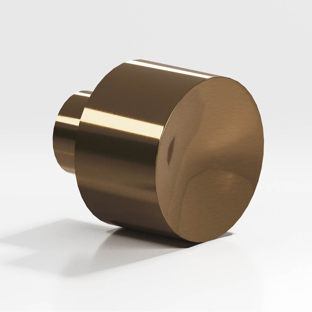 Colonial Bronze - 1.25'' diameter Round Cabinet Knob hand finished in Light Statuary Bronze - Light Statuary Bronze