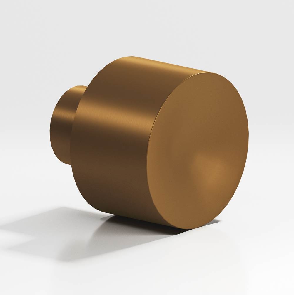 Colonial Bronze - 1.25'' diameter Round Cabinet Knob hand finished in Matte Light Statuary Bronze - Matte Light Statuary Bronze