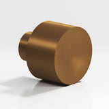 Colonial Bronze - 1.25'' diameter Round Cabinet Knob hand finished in Matte Light Statuary Bronze - Matte Light Statuary Bronze