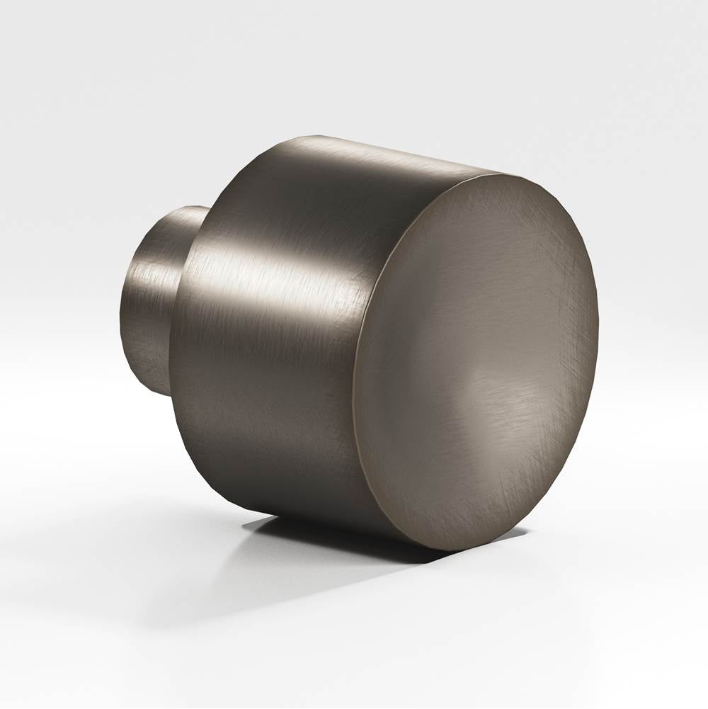 Colonial Bronze - 1'' diameter Round Cabinet Knob hand finished in Pewter - Pewter