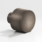 Colonial Bronze - 1.25'' diameter Round Cabinet Knob hand finished in Distressed Pewter - Distressed Pewter