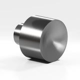 Colonial Bronze - 1.25'' diameter Round Cabinet Knob hand finished in Graphite - Graphite