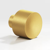 Colonial Bronze - 1.25'' diameter Round Cabinet Knob hand finished in Frost Brass - Frost Brass