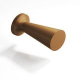 Colonial Bronze - 0.5'' diameter Round, tapered Cabinet Knob hand finished in Matte Light Statuary Bronze - Matte Light Statuary Bronze