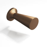 Colonial Bronze - 0.5'' diameter Round, tapered Cabinet Knob hand finished in Matte Oil Rubbed Bronze - Matte Oil Rubbed Bronze