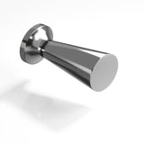 Colonial Bronze - 0.5'' diameter Round, tapered Cabinet Knob hand finished in Graphite - Graphite