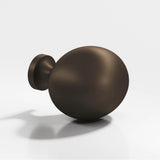 Colonial Bronze - 1.5 x 1.25'' Oval Cabinet Knob hand finished in Heritage Bronze - Heritage Bronze