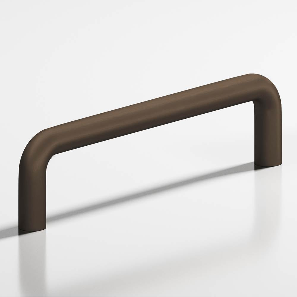 Colonial Bronze - 12'' center-to-center, 12.5'' overall, 0.5'' diameter Wire Cabinet Pull, Appliance Pull, Door Pull, Shower Door Pull hand finished in Heritage Bronze - Heritage Bronze