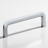 Colonial Bronze - 6'' center-to-center, 6.5'' overall, 0.5'' diameter Wire Cabinet Pull, Appliance Pull, Door Pull, Shower Door Pull hand finished in Polished Chrome - Polished Chrome