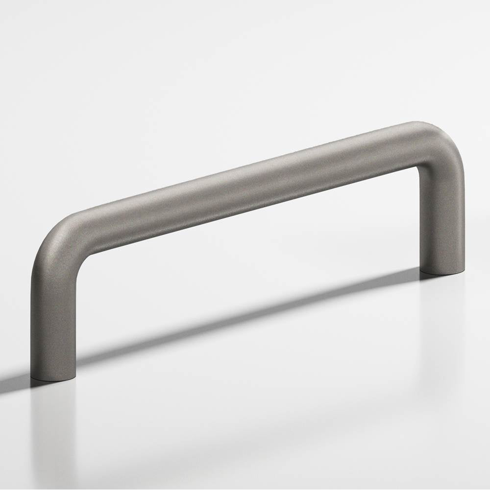 Colonial Bronze - 8'' center-to-center, 8.5'' overall, 0.5'' diameter Wire Cabinet Pull, Appliance Pull, Door Pull, Shower Door Pull hand finished in Frost Nickel - Frost Nickel