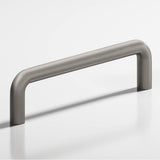 Colonial Bronze - 8'' center-to-center, 8.5'' overall, 0.5'' diameter Wire Cabinet Pull, Appliance Pull, Door Pull, Shower Door Pull hand finished in Frost Nickel - Frost Nickel