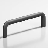 Colonial Bronze - 12'' center-to-center, 12.5'' overall, 0.5'' diameter Wire Cabinet Pull, Appliance Pull, Door Pull, Shower Door Pull hand finished in Matte Graphite - Matte Graphite