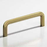 Colonial Bronze - 0.5'' diameter custom length Wire Pull hand finished in Antique Brass - Antique Brass