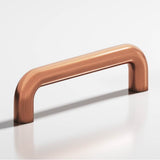 Colonial Bronze - 8'' center-to-center, 8.75'' overall, 0.75'' diameter Wire Cabinet Pull, Appliance Pull, Door Pull, Shower Door Pull hand finished in Antique Copper - Antique Copper