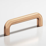 Colonial Bronze - 8'' center-to-center, 8.75'' overall, 0.75'' diameter Wire Cabinet Pull, Appliance Pull, Door Pull, Shower Door Pull hand finished in Satin Bronze - Satin Bronze