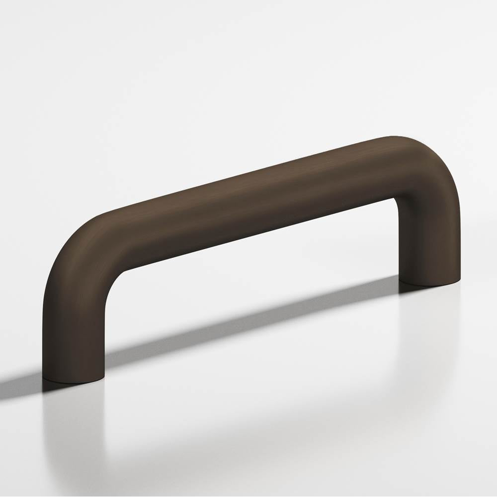 Colonial Bronze - 8'' center-to-center, 8.75'' overall, 0.75'' diameter Wire Cabinet Pull, Appliance Pull, Door Pull, Shower Door Pull hand finished in Heritage Bronze - Heritage Bronze