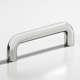 Colonial Bronze - 8'' center-to-center, 8.75'' overall, 0.75'' diameter Wire Cabinet Pull, Appliance Pull, Door Pull, Shower Door Pull hand finished in Polished Nickel - Polished Nickel