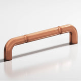 Colonial Bronze - 10'' center-to-center, 10.75'' overall, 0.75'' diameter Wire Cabinet Pull, Appliance Pull, Door Pull, Shower Door Pull with beads hand finished in Antique Copper - Antique Copper
