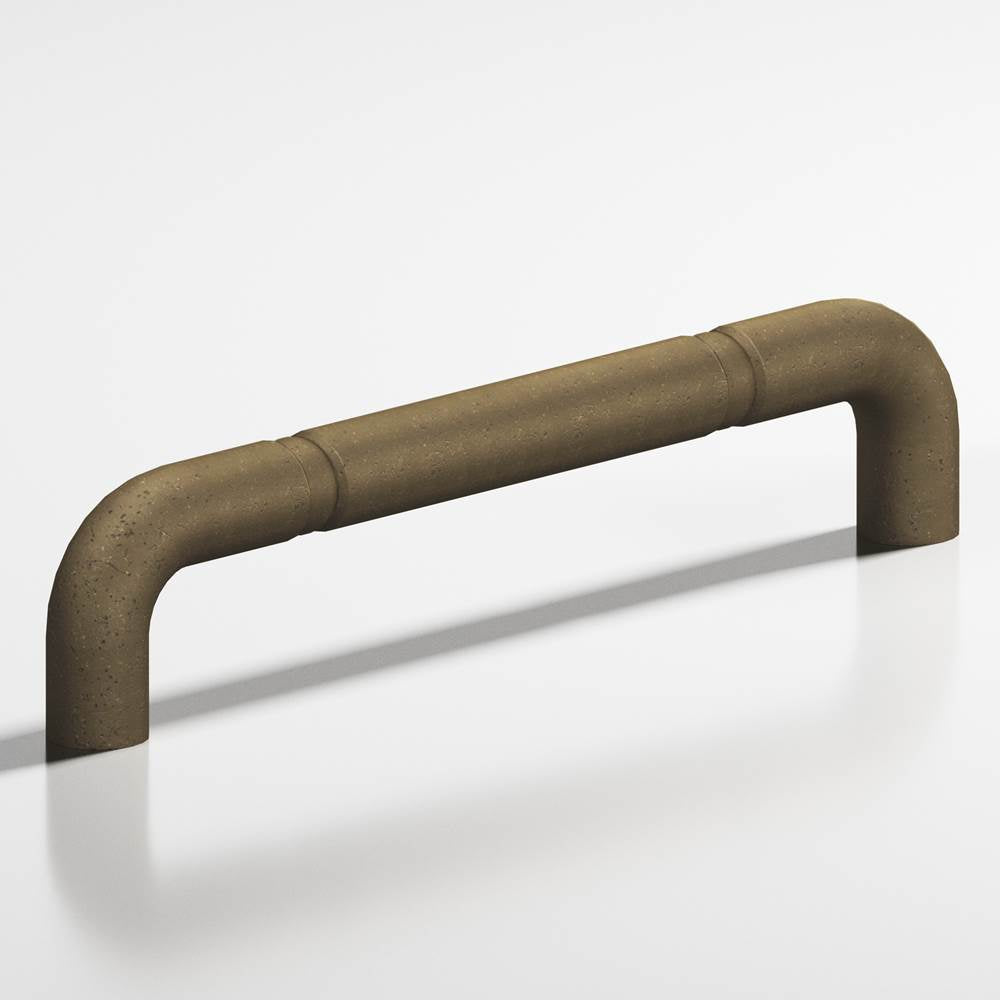 Colonial Bronze - 6'' center-to-center, 6.75'' overall, 0.75'' diameter Wire Cabinet Pull, Appliance Pull, Door Pull, Shower Door Pull with beads hand finished in Distressed Oil Rubbed Bronze - Distressed Oil Rubbed Bronze