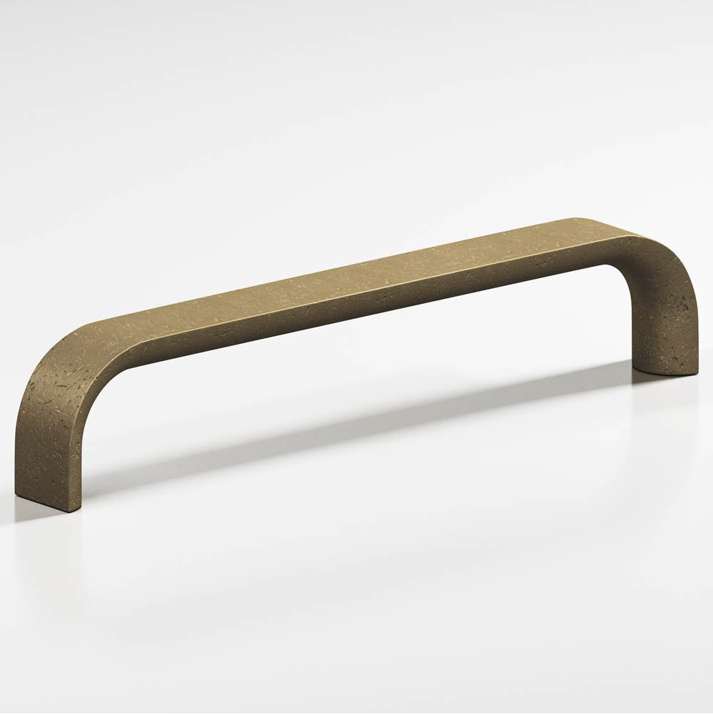 Colonial Bronze - 5'' center-to-center, 5.3125'' overall, 0.625'' diameter Half-round wire Cabinet Pull hand finished in Distressed Oil Rubbed Bronze - Distressed Oil Rubbed Bronze
