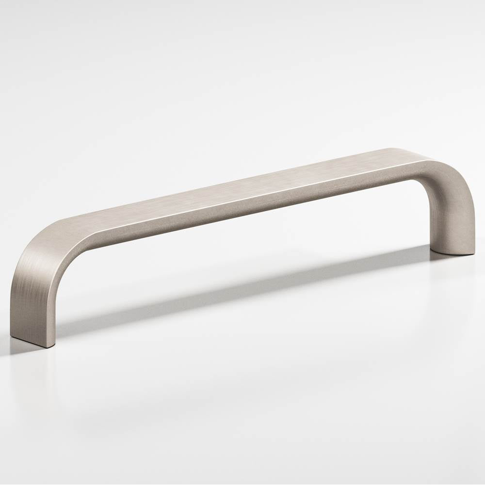 Colonial Bronze - 5'' center-to-center, 5.3125'' overall, 0.625'' diameter Half-round wire Cabinet Pull hand finished in Matte Satin Nickel - Matte Satin Nickel