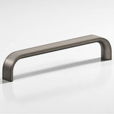 Colonial Bronze - 5'' center-to-center, 5.3125'' overall, 0.625'' diameter Half-round wire Cabinet Pull hand finished in Pewter - Pewter