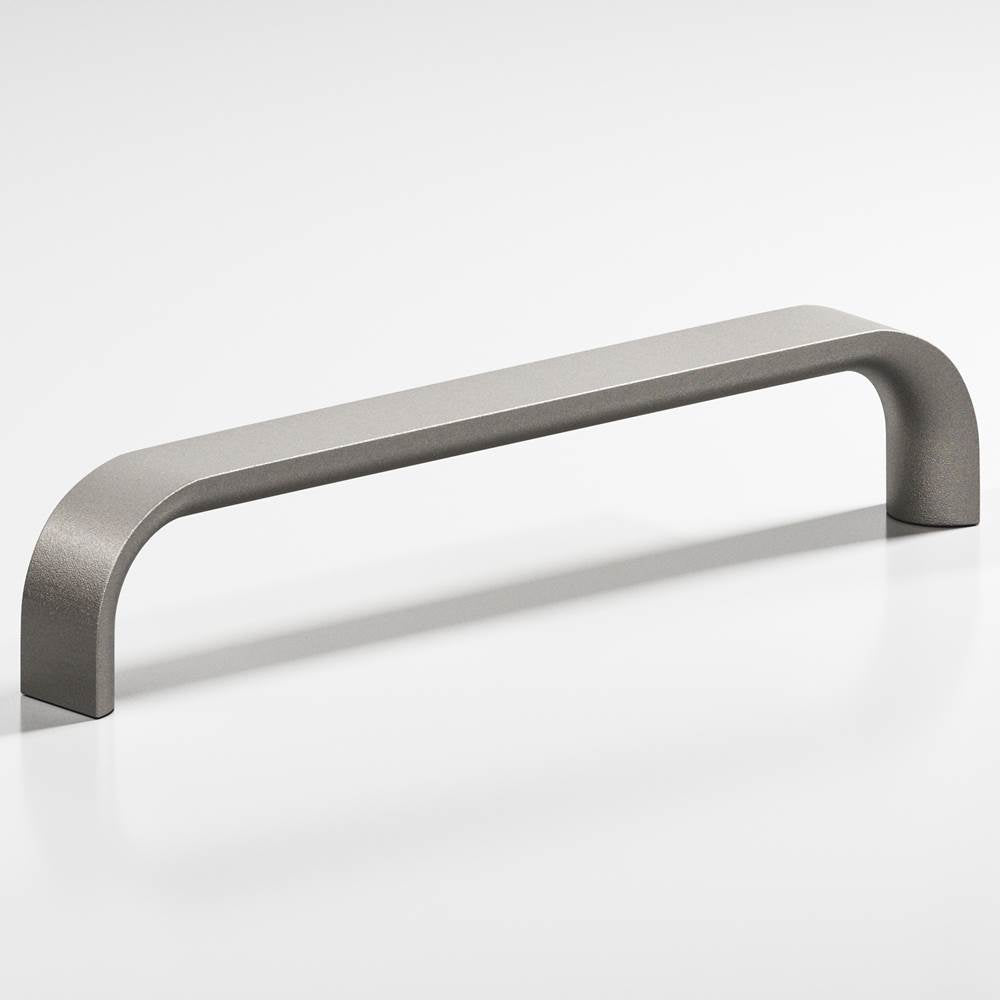 Colonial Bronze - 5'' center-to-center, 5.3125'' overall, 0.625'' diameter Half-round wire Cabinet Pull hand finished in Frost Nickel - Frost Nickel