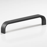 Colonial Bronze - 3.5'' center-to-center, 3.8125'' overall, 0.625'' diameter Half-round wire Cabinet Pull hand finished in Matte Graphite - Matte Graphite