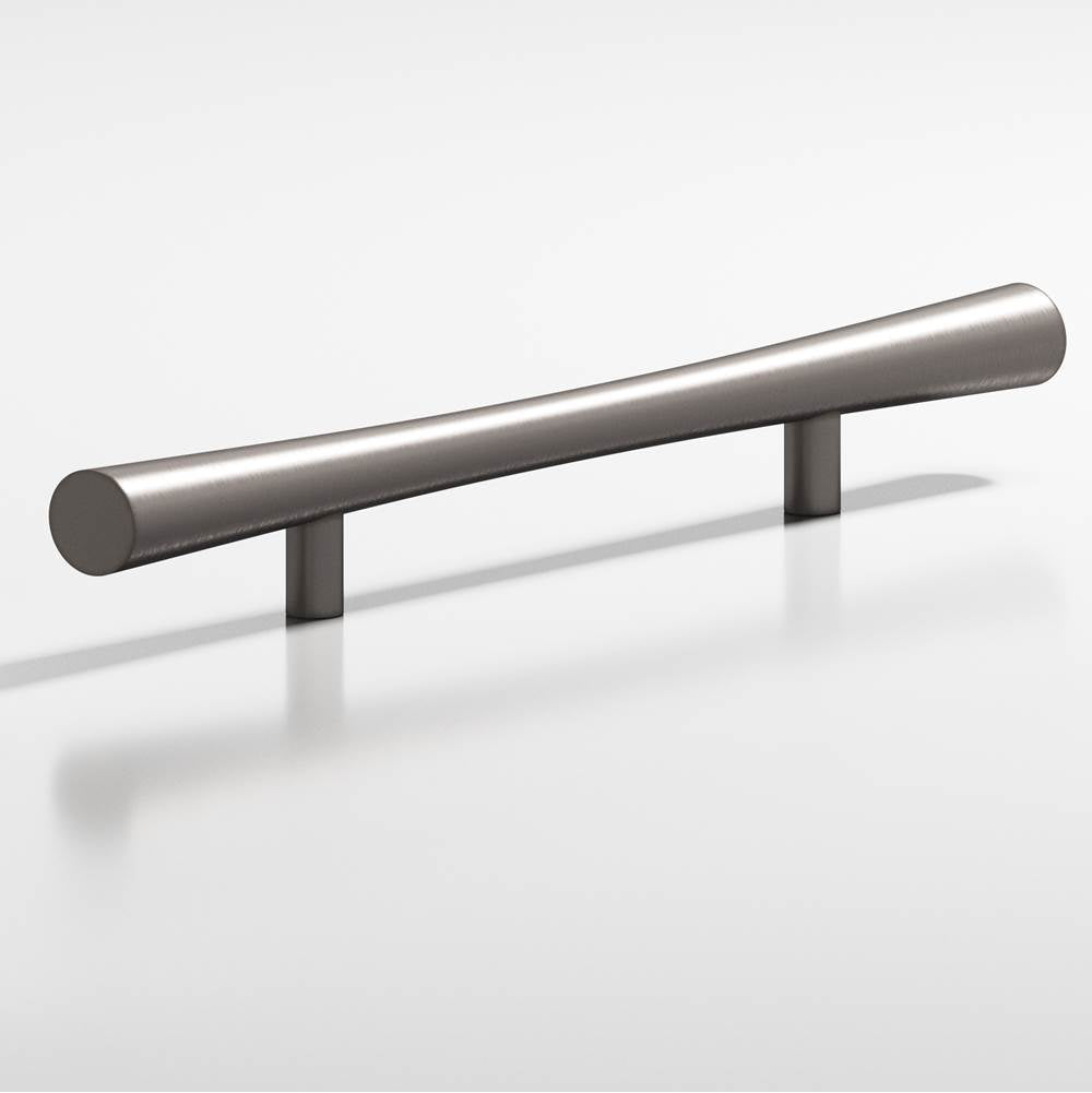 Colonial Bronze - 1.25'' max diameter custom length Hourglass Pull with straight posts hand finished in Pewter - Pewter