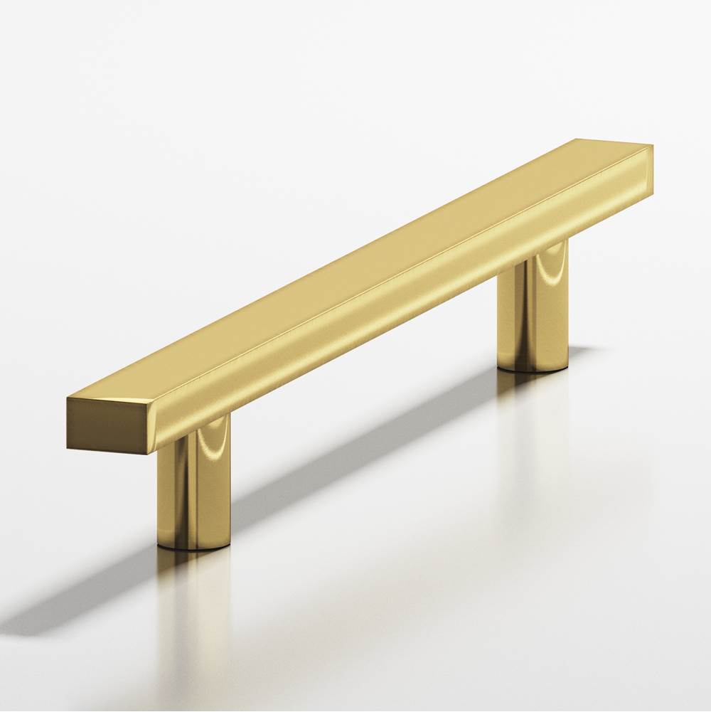 Colonial Bronze - 6'' center-to-center, 8'' overall, 0.75 x 0.375'' Rectangular Cabinet Pull, Door Pull with straight posts hand finished in Antique Bronze - Antique Bronze