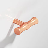 Colonial Bronze - 1.75'' overall, 0.5'' diameter Bamboo, T Cabinet Knob with straight post hand finished in Satin Copper - Satin Copper